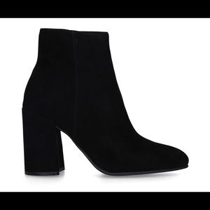 Steve Madden Black Suede THERESE Bootie